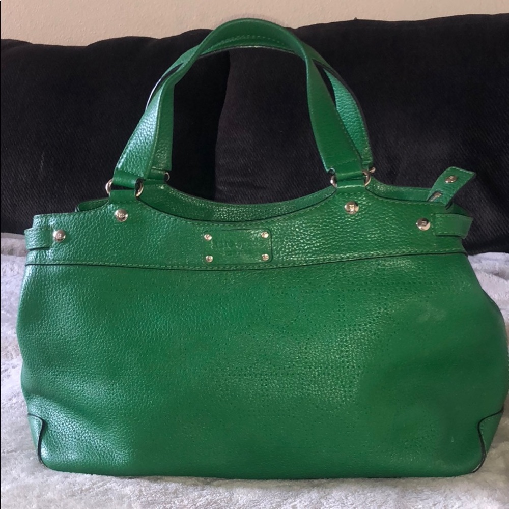 Kelly green Kate Spade purse.